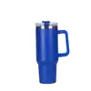 Taza de Hielo con Popote Transfronteriza de 40 oz Termo de Acero Inoxidable 304 Asa Portátil para Exteriores Taza de Coche de Alto Valor