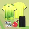 Uniformes de Tenis de Mesa Personalizados Directo de Fábrica Impresión Digital Todo en Uno Adultos Niños Competición Entrenamiento Jerseys Transpirables de Secado Rápido