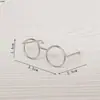 3.5cm Alambre de Hierro Negro Gafas Mini Muñeca Confundida Armazón Pequeño para Ojos Palito Retorcido Accesorios para Cachorro Oso Manualidades