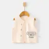 Chaleco para Bebé, Chaleco Protector de Barriga, Chaleco de Doble Capa para Niños de Otoño e Invierno, Chaleco, Ropa Interior Térmica de Algodón Puro para Recién Nacidos