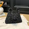 2026 Novo Estilo Bolsa de Mão Casual Retrô Estampada Elegante com Laço Grande Capacidade para o Dia a Dia Bolsa Tote de Ombro/Axila