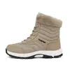 Botas de Nieve Transfronterizas para Hombre, Botas Cálidas de Invierno, Zapatos de Algodón con Forro Polar para Hombre y Mujer, Botas Cálidas para Hombre, Zapatos de Caña Media, Venta al por Mayor en Stock
