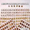 Rhinestones de Cristal K9 de Alta Calidad de Venta Caliente Transfronterizos, Rhinestones Rectangulares de Ángulo Recto con Base Puntiaguda Melardka 6*8 para Decoraciones de Uñas