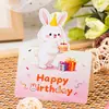 Tarjetas de Felicitación de Cumpleaños de Amazon, Tarjetas de Regalo para Fiestas de Cumpleaños, Tarjetas de Bendición de Regalo Hechas a Mano, Postales de Cumpleaños de Animales, Tarjetas de Felicitación