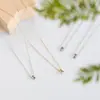 Colar de Letras Minimalista Exquisito Coreano e Japonês Novo Corrente de Luxo Leve Nicho Corrente para Clavícula Feminina Design de Ponta Atacado