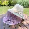 Chapéu Feminino Laço Pérola Chapéu de Palha Verão Versátil Praia Litoral Chapéu de Sol Estilo Coreano Trançado Proteção Solar Chapéu de Sol