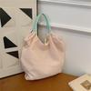 Nova Bolsa de Ombro de Nylon para Primavera e Verão para Mulheres, Bolsa Simples com Cordão para o Dia a Dia, Bolsa Transversal, Bolsa Leve de Axila