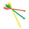 Cuchara Medidora de Acero Inoxidable 304 Cuchara Medidora de Plástico Cabeza Única/Doble Cuchara Medidora Grande/Mediana Pequeña Raspador de Medicamentos Laboratorio Cuadrada Espesa