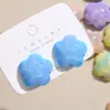 Parche de Resina con Flor de Brillo y Ondas de Agua Estilo Coreano, para Pendientes DIY, Accesorios para el Cabello, Accesorios para Fundas de Teléfono