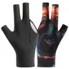 Guantes Profesionales de Snooker Antideslizantes, Resistentes al Desgaste, Transpirables de Tres Dedos, Estilo Nuevo, para Juegos de Billar Y258