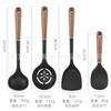 Utensílios de Cozinha Conjunto de Cozinha Utensílios de Cozinha de Silicone Conjunto de 6 Peças Resistente a Altas Temperaturas Antiaderente Espátula Doméstica Colher de Sopa Novo Atacado