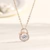 Elaine Jewelry S925 Prata Esterlina Pequena Bolsa Criativa Inteligente Colar Leve Design de Nicho de Luxo Corrente de Clavícula Feminina