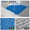 Venta al por mayor de alfombras antideslizantes huecas para piscina, impermeables, resistentes al desgaste, para baño, empalme de alfombras de plástico PVC antideslizantes para baño