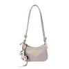 Nova Bolsa Pequena Retrô 2026 para Mulheres, Bolsa Estilosa da Moda, Bolsa Estilo Bolinho de Primavera, Bolsa Transversal Texturizada, Bolsa de Mão para Sobrancelha