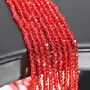 Cuentas de Cristal de Vidrio Planas Brillantes de 4/6/8 mm para Joyería DIY Cuentas Sueltas de Cristal Collar Pulsera
