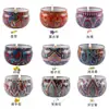 Vela Perfumada de Cera de Soja Portavelas de Taza Vela Perfumada Vela de Cumpleaños Set de Caja de Regalo Vela de Flor Seca Venta al por Mayor Set de Regalo