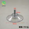 Venta Directa de Fábrica Ventosa Ecológica con Tornillos Plástico PVC Cabeza de Hongo Ventosa Transparente Ventosa con Agujero para Tornillo Gancho