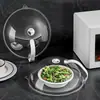 Tapa para calentar en microondas, tapa a prueba de salpicaduras, tapa a prueba de aceite resistente a altas temperaturas, tapa para alimentos calientes, tapa para conservación anti-olor en refrigerador