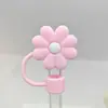 Tapa de rosca con flor para vaso de hielo transfronterizo Stanley, tapón de polvo de 10 mm para pajilla, cubierta de pajilla para vaso de coche de 40 oz