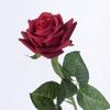 Flor artificial rosa hidratante rosa cuerno rosa de alta gama mano rosa hidratante decoración para el hogar flor para llevar en boda pared de flores flor falsa