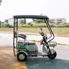 Cobertura de Garagem para Triciclo Elétrico Transparente Totalmente Fechada Nova Cortina de Para-brisa para Cobertura Lazer e Proteção contra Frio Lona de Chuva para Idosos Toldo