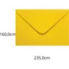 Envelope colorido (convite) 160X235 Amarelo Rio De Jan.80G - Caixa com 100 Unidades