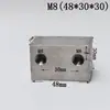 Porcas retangulares de aço inoxidável 304, porcas multi-furo, acessórios para perfil de alumínio, porcas não padronizadas M6, M4, M8