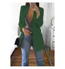 2025 Amazon Moda Casual Europeia e Americana Nova Terno Lapela Cardigã Slim Blazer de Temperamento Jaqueta Feminina Primavera Outono