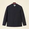 Abrigo de Lana de Camello y Algodón para Hombres de Mediana Edad y Mayores, Ropa de Invierno para Papá, Cuello Alto, Engrosado, Chaqueta de Algodón Cálida para Personas Mayores, Tallas Grandes, Ropa de Algodón para Abuelo