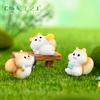 Nuevo Ratón de Pino Micro Paisaje Jardinería DIY Paisajismo Accesorios de Decoración Ardilla Linda Adornos de Resina de Escritorio