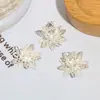 Ventas Directas de Fábrica Muma Accesorios para Joyería DIY 17*16mm Flor de Tres Capas Corona de Novia Fénix Tocado Material para Pasador de Cabello Hanfu