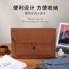 Bolsa Pasta de Negócios A4 Couro Sintético Transfronteiriça, Bolsa Pasta de Armazenamento de Grande Capacidade, Bolsa Pasta com Logotipo da Empresa Atacado