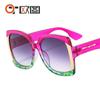Caja Transfronteriza tamaño grande color gafas de sol para hombre y mujer moda europea y americana temperamento moderno gafas de sol 5601