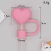 Nuevo tapón de tapa de pajita a prueba de polvo de gran diámetro de 10 mm se puede reciclar linda taza de té de leche tapón de pajita grueso fabricantes suministro