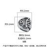 Plata de Ley S925 Flor de Doble Cara Pez Acuario Girasol Separadores para Cuentas Cuerda de Cuentas DIY Material de Accesorios de Plata