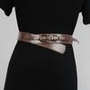 Abrigo cinturón de cuero genuino Decoración para mujer vestido con chaqueta de traje moda decoración de cintura cinturón ancho sello de cintura suéter cortavientos