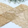 Tanglong Clásico Patrón Retro Tejido de Punto por Urdimbre Encaje Elástico Adorno 22cm Suave Lencería Camisón Adornos de Encaje