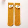 Calcetines para niños Ojos grandes tridimensionales Uso recto delantero y trasero Calcetines para bebé Lindo Dibujo animado Calcetines apilados para bebé