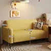 Sofá para Apartamentos Pequenos, Recepção de Sala de Estar, Moradia Simples para Aluguel, Quarto de Apartamento, Sofá de Tecido Minimalista Estilo Preguiçoso Duplo ou Triplo
