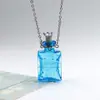 Collar con Colgante de Botella de Aceite Esencial de Vidrio Transparente en Forma de Corazón, Colgante de Botella de Fragancia, Collar Sencillo de Acero de Titanio, Regalo para Amigos y Parejas