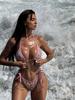 Nuevo Bikini de Dos Piezas para Mujer Europeo y Americano, Traje de Baño de Malla con Lentejuelas, Transfronterizo AliExpress, Traje de Baño LG418