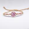 Ventas Directas de Fábrica Suministro Pulsera de Flores Secas Recuerdo Encaje Flor Real Estilo Bosque Regalo para Dama Estudiante Hecho a Mano