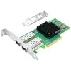 Placa de Rede para Servidor PCIeX 80000 M com Porta Óptica Dupla Porta Óptica SFP Fibra Óptica 10G Visão Automática Mellanox