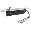 Fechadura Elétrica de Parafuso Estreita de 5 Fios com Atraso e 5 Núcleos 12V Fechadura Eletrônica com Feedback de Sinal, Fechadura Elétrica Fechadura de Controle de Acesso, Controle Inteligente de Porta