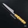 Vajilla de Cerámica Transfronteriza Acero Inoxidable Cuchillo para Bistec, Tenedor y Cuchara Juego Vajilla para el Hogar Comida Occidental Juego de Cuatro Piezas Cuchara de Café Engrosada