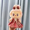 Apenas Roupas de Boneca 38cm Labubu Boneca de Vinil Pelúcia Roupa de Reposição Labubu Roupa de Boneca Vestido Mokoko