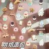 Nuevo Pegatina de Gelatina de Pan Horneado 3D Muñeco de Nieve Lindo Aspecto Elegante Portalápices DIY Taza de Agua Ccd Adhesivo Decorativo