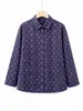 Camisa de Manga Larga de Algodón Puro Nueva Primavera y Otoño 2026 de la Abuela, Ropa para Mujeres de Mediana Edad y Mayores, Top para Madre, Ropa para Señoras Mayores, Tallas Grandes