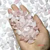 Pulseira de Cascalho de Cristal Rosa Natural Pedra de Purificação e Desmagnetização Loja Aquário Vaso de Flores Pedra de Paisagismo Cristal de Aromaterapia Pedra de Expansão