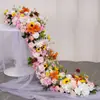 Salão de Festas de Casamento e Aniversário Arranjos de Flores Artificiais, Arranjos de Flores para Mesa Longa, Arranjos de Flores de Chão, Decoração de Cenário, Flores Artificiais, Arranjos de Flores Artificiais Prontos